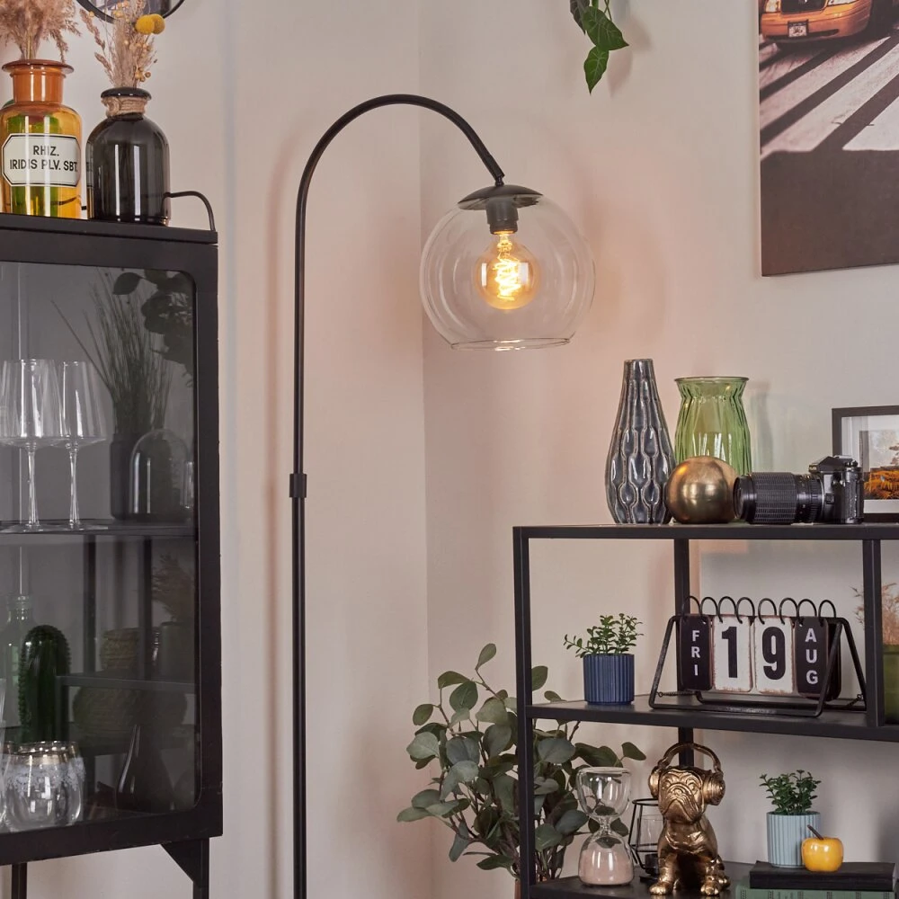 Koyoto Stehleuchte Glas 25 Cm Klar, 1-flammig 7 Koyoto Stehleuchte Glas 25 Cm Klar, 1-flammig – Bild 7