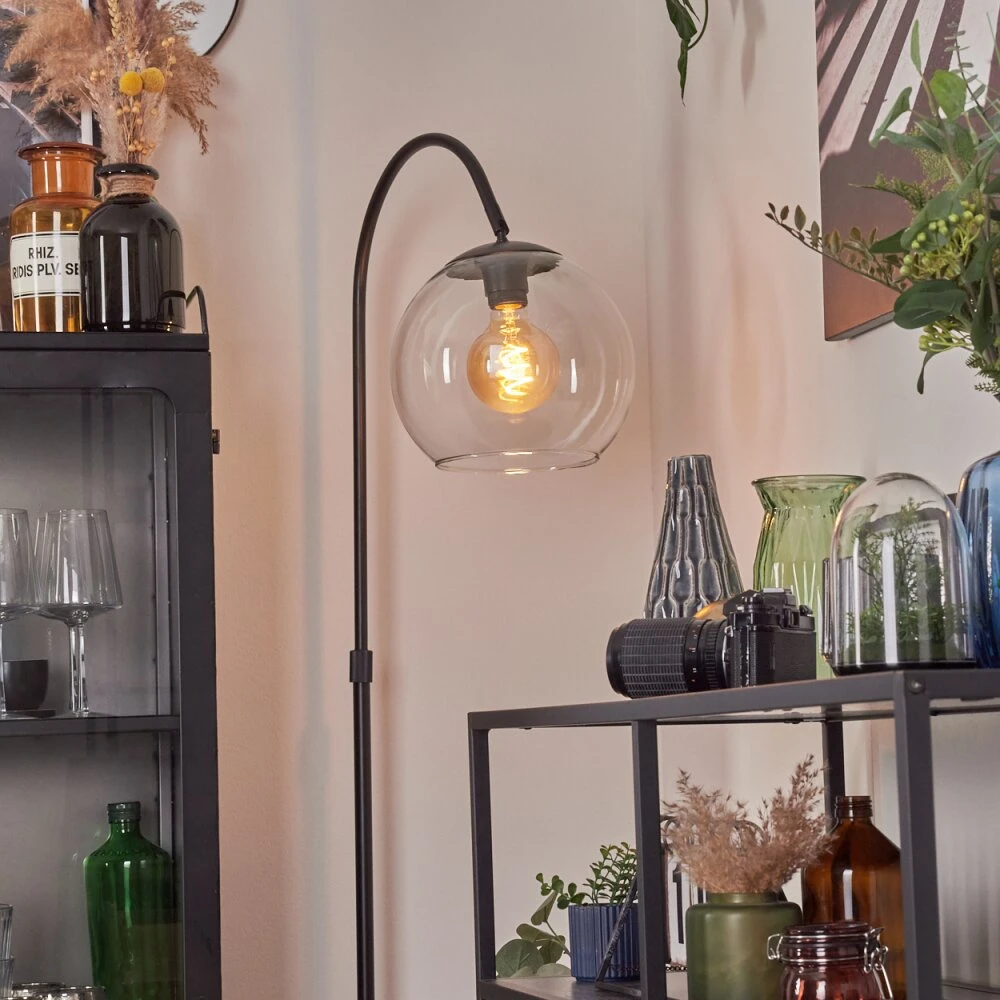 Koyoto Stehleuchte Glas 25 Cm Klar, 1-flammig 9 Koyoto Stehleuchte Glas 25 Cm Klar, 1-flammig – Bild 9