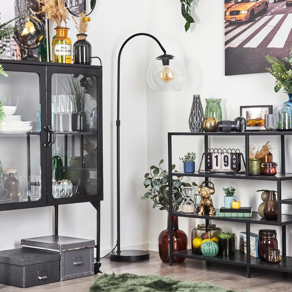 Koyoto Stehleuchte Glas 25 Cm Klar, 1-flammig 10 Koyoto Stehleuchte Glas 25 Cm Klar, 1-flammig – Bild 10