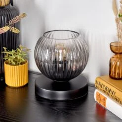 Koyoto Tischleuchte Glas 15 Cm Klar, Rauchfarben, 1-flammig -LEDVANCE Verkäufe koyoto tischleuchte glas 15 cm h3869345 9