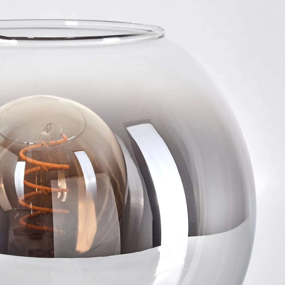 Koyoto Tischleuchte Glas 20cm Chrom, Klar, 1-flammig 3 Koyoto Tischleuchte Glas 20cm Chrom, Klar, 1-flammig – Bild 3