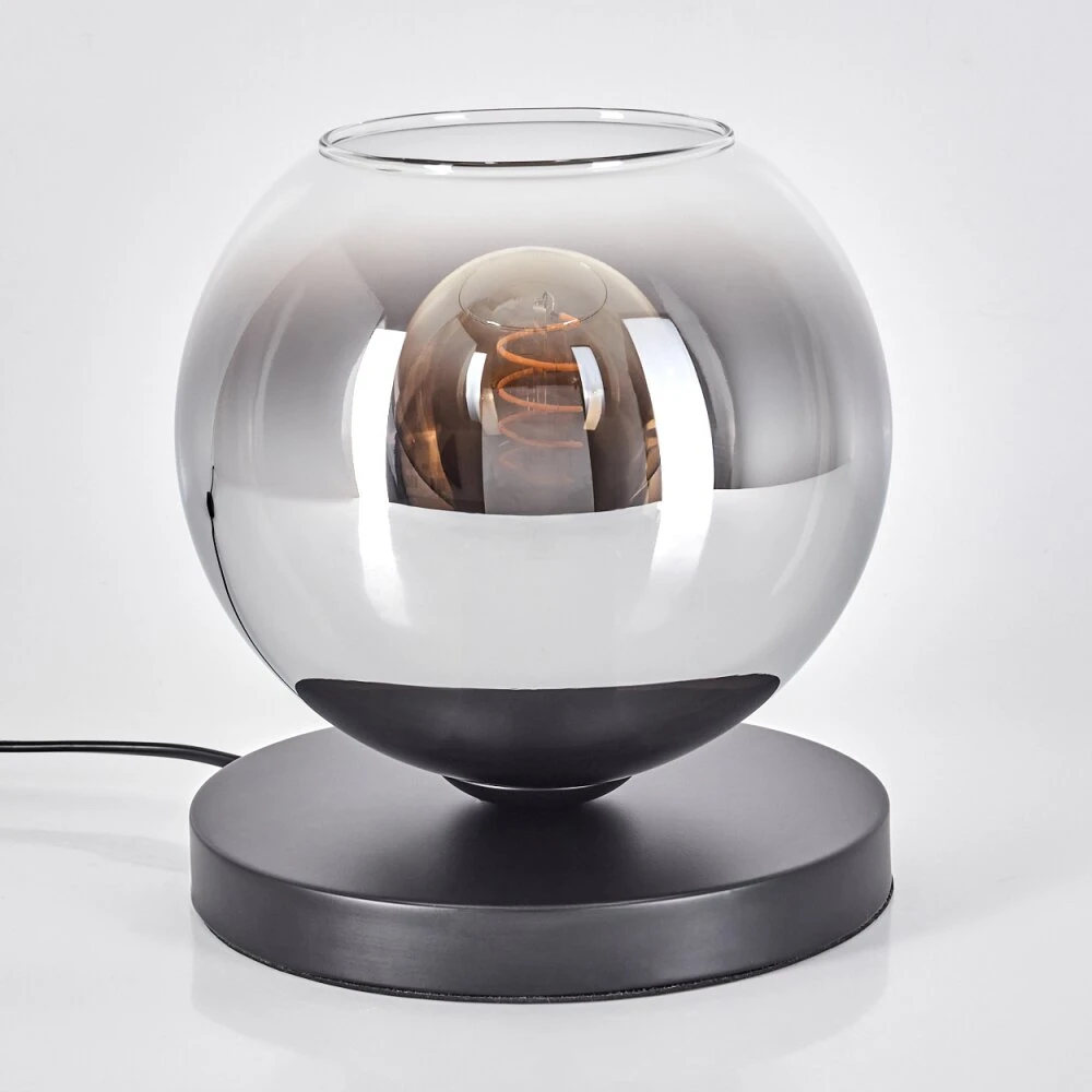 Koyoto Tischleuchte Glas 20cm Chrom, Klar, 1-flammig 8 Koyoto Tischleuchte Glas 20cm Chrom, Klar, 1-flammig – Bild 8