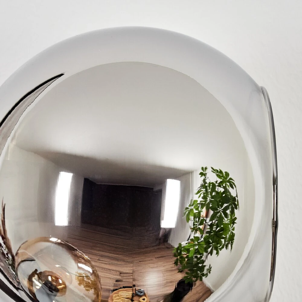 Koyoto Wandleuchte Glas 15 Cm Bernsteinfarben, Chrom, Rauchfarben, 3-flammig 3 Koyoto Wandleuchte Glas 15 Cm Bernsteinfarben, Chrom, Rauchfarben, 3-flammig – Bild 3