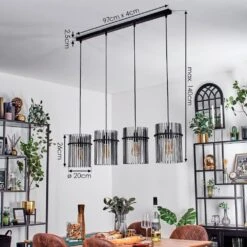 Lagielas Hängeleuchte Schwarz, 4-flammig -LEDVANCE Verkäufe lagielas haengeleuchte h3760185 3