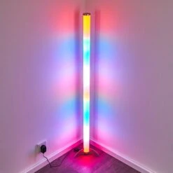 Laugar Stehlampe LED Silber, 1-flammig, Fernbedienung, Farbwechsler -LEDVANCE Verkäufe laugar stehlampe h3170113 10