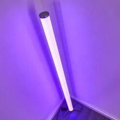 Laugar Stehlampe LED Silber, 1-flammig, Fernbedienung, Farbwechsler -LEDVANCE Verkäufe laugar stehlampe h3170113 13