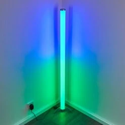 Laugar Stehlampe LED Silber, 1-flammig, Fernbedienung, Farbwechsler -LEDVANCE Verkäufe laugar stehlampe h3170113 4