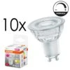 LED GU10 10er Set 3,7 Watt 2700 Kelvin 230 Lumen