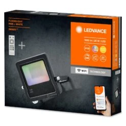 LEDVANCE SMART+ Gartenstrahler Anthrazit, 1-flammig, Fernbedienung, Farbwechsler -LEDVANCE Verkäufe ledvance smart gartenstrahler 4058075576674 2