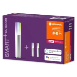 LEDVANCE SMART+ Wegeleuchte Set Grau, 3-flammig -LEDVANCE Verkäufe ledvance smart wegeleuchte set 4058075208636 4