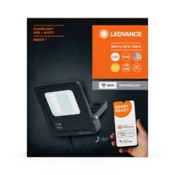 LEDVANCE Smart+ Wifi Fluter Schwarz, 1-flammig, Farbwechsler -LEDVANCE Verkäufe ledvance smart wifi fluter 4058075831438 5