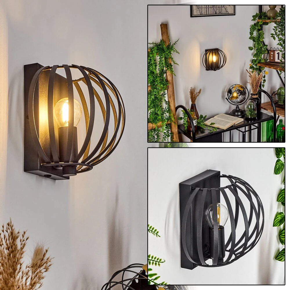 Lepa Wandleuchte Schwarz, 1-flammig 1 Lepa Wandleuchte Schwarz, 1-flammig