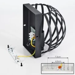 Lepa Wandleuchte Schwarz, 1-flammig 16 Lepa Wandleuchte Schwarz, 1-flammig -LEDVANCE Verkäufe lepa wandleuchte h3601952 4
