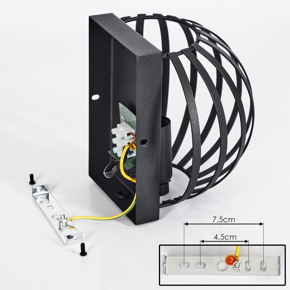 Lepa Wandleuchte Schwarz, 1-flammig 5 Lepa Wandleuchte Schwarz, 1-flammig – Bild 5