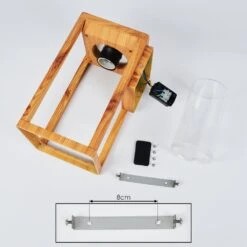 Leset Außenwandleuchte Braun, Holzoptik, 1-flammig -LEDVANCE Verkäufe leset aussenwandleuchte h3432440 4