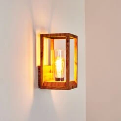 Leset Außenwandleuchte Braun, Holzoptik, 1-flammig -LEDVANCE Verkäufe leset aussenwandleuchte h3432440 8