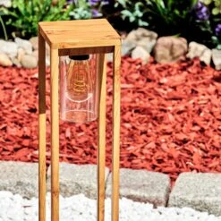 Leset Sockelleuchte Braun, Holzoptik, 1-flammig 11 Leset Sockelleuchte Braun, Holzoptik, 1-flammig -LEDVANCE Verkäufe leset sockelleuchte h3432396 1