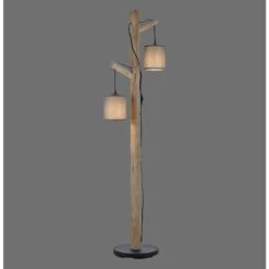 Leuchten Direkt GREEN TRIBU Stehleuchte Naturfarben, Schwarz, 2-flammig -LEDVANCE Verkäufe leuchten direkt green tribu stehleuchte 15785 29 1