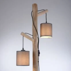 Leuchten Direkt GREEN TRIBU Stehleuchte Naturfarben, Schwarz, 2-flammig -LEDVANCE Verkäufe leuchten direkt green tribu stehleuchte 15785 29 8