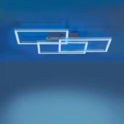 Leuchten Direkt LOLAsmart-MAXI Deckenleuchte LED Stahl Gebürstet, 3-flammig, Fernbedienung, Farbwechsler -LEDVANCE Verkäufe leuchten direkt lolasmart maxi deckenleuchte 16431 55 11