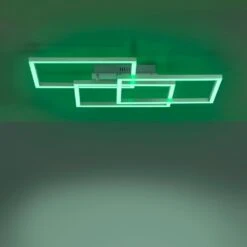 Leuchten Direkt LOLAsmart-MAXI Deckenleuchte LED Stahl Gebürstet, 3-flammig, Fernbedienung, Farbwechsler -LEDVANCE Verkäufe leuchten direkt lolasmart maxi deckenleuchte 16431 55 12