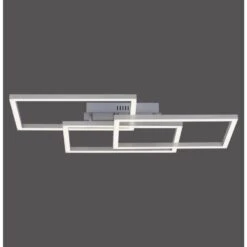 Leuchten Direkt LOLAsmart-MAXI Deckenleuchte LED Stahl Gebürstet, 3-flammig, Fernbedienung, Farbwechsler -LEDVANCE Verkäufe leuchten direkt lolasmart maxi deckenleuchte 16431 55 14