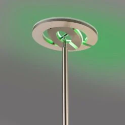 Leuchten Direkt LOLAsmart-ROCCO Deckenfluter LED Stahl Gebürstet, 1-flammig, Fernbedienung -LEDVANCE Verkäufe leuchten direkt lolasmart rocco deckenfluter 11858 55 3