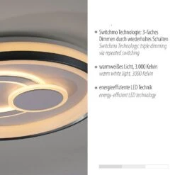 Leuchten Direkt MINELLI Deckenleuchte LED Weiß, 1-flammig -LEDVANCE Verkäufe leuchten direkt minelli deckenleuchte 14334 16 3