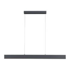 Leuchten Direkt NILA Pendelleuchte LED Anthrazit, 2-flammig, Fernbedienung