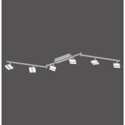 Leuchten Direkt SABI Deckenleuchte LED Nickel-Matt, 6-flammig, Fernbedienung, Farbwechsler -LEDVANCE Verkäufe leuchten direkt sabi deckenleuchte 12086 55 5