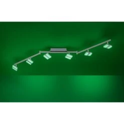 Leuchten Direkt SABI Deckenleuchte LED Nickel-Matt, 6-flammig, Fernbedienung, Farbwechsler -LEDVANCE Verkäufe leuchten direkt sabi deckenleuchte 12086 55 8