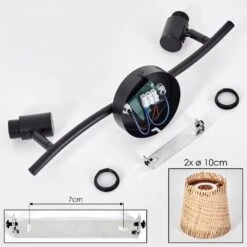 Lindberg Deckenleuchte Schwarz, 2-flammig -LEDVANCE Verkäufe lindberg deckenleuchte h3785492 4