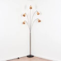 Lindberg Stehleuchte Nickel-Matt, Schwarz, 5-flammig -LEDVANCE Verkäufe lindberg stehleuchte h3939369 7