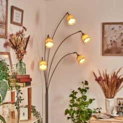 Lindberg Stehleuchte Nickel-Matt, Schwarz, 5-flammig -LEDVANCE Verkäufe lindberg stehleuchte h3939369 8