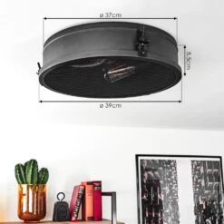 Lofthus Deckenleuchte Schwarz, 2-flammig -LEDVANCE Verkäufe lofthus deckenleuchte h3432990 3