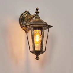 Loria Außenwandleuchte Gold, Schwarz, 1-flammig 23 Loria Außenwandleuchte Gold, Schwarz, 1-flammig -LEDVANCE Verkäufe loria aussenwandleuchte h3686904 10