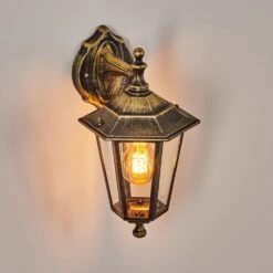 Loria Außenwandleuchte Gold, Schwarz, 1-flammig 21 Loria Außenwandleuchte Gold, Schwarz, 1-flammig -LEDVANCE Verkäufe loria aussenwandleuchte h3686904 8