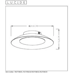 Lucide FOSKAL Deckenleuchte LED Schwarz -LEDVANCE Verkäufe lucide foskal deckenleuchte 79177 06 30 5
