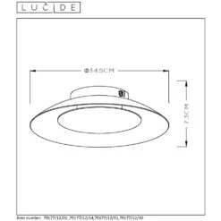 Lucide FOSKAL Deckenleuchte LED Schwarz, 1-flammig -LEDVANCE Verkäufe lucide foskal deckenleuchte 79177 12 30 5