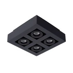 Lucide XIRAX Deckenspot LED Schwarz, 4-flammig -LEDVANCE Verkäufe lucide xirax deckenspot 09119 21 30 2