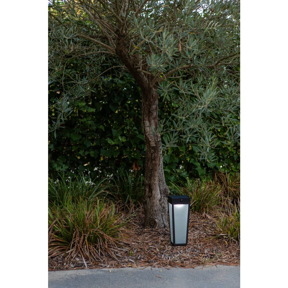 Lutec Dias Solar-Wegeleuchte LED Schwarz, 1-flammig, Bewegungsmelder, Farbwechsler 4 Lutec Dias Solar-Wegeleuchte LED Schwarz, 1-flammig, Bewegungsmelder, Farbwechsler – Bild 4