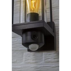 Lutec Lampen FLAIR Außenwandleuchte Schwarz, 1-flammig, Bewegungsmelder -LEDVANCE Verkäufe lutec lampen flair aussenwandleuchte 5288811012 3