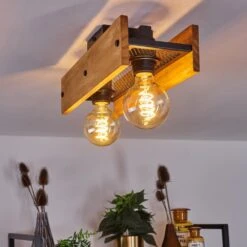 Maahui Deckenleuchte Naturfarben, Schwarz, 2-flammig -LEDVANCE Verkäufe maahui deckenleuchte h3450550 8