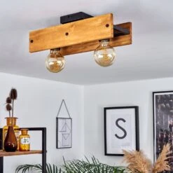 Maahui Deckenleuchte Naturfarben, Schwarz, 2-flammig -LEDVANCE Verkäufe maahui deckenleuchte h3450550 9