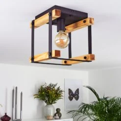 Maladera Deckenleuchte Holz Hell, Rostfarben, Schwarz, 1-flammig -LEDVANCE Verkäufe maladera deckenleuchte h3403860 8