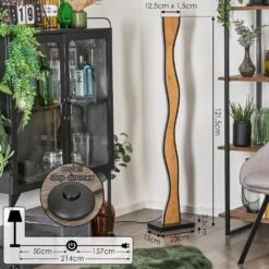 Malling Stehleuchte LED Naturfarben, Schwarz, Weiß, 1-flammig -LEDVANCE Verkäufe malling stehleuchte h3706305 3