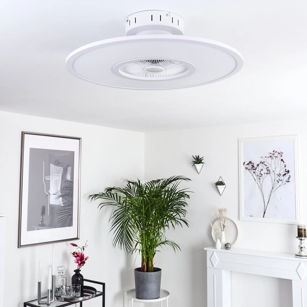 Marmorta Deckenventilator LED Weiß, 1-flammig, Fernbedienung 10 Marmorta Deckenventilator LED Weiß, 1-flammig, Fernbedienung – Bild 10