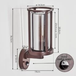 Martinha Außenwandleuchte Rostfarben, 1-flammig, Bewegungsmelder 16 Martinha Außenwandleuchte Rostfarben, 1-flammig, Bewegungsmelder -LEDVANCE Verkäufe martinha aussenwandleuchte h3821879 3