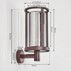 Martinha Außenwandleuchte Rostfarben, 1-flammig -LEDVANCE Verkäufe martinha aussenwandleuchte h3823118 3
