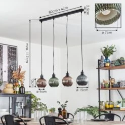 Mo Hängeleuchte Blau, Grün, Kupferfarben, 4-flammig 14 Mo Hängeleuchte Blau, Grün, Kupferfarben, 4-flammig -LEDVANCE Verkäufe mo haengeleuchte h3760208 3